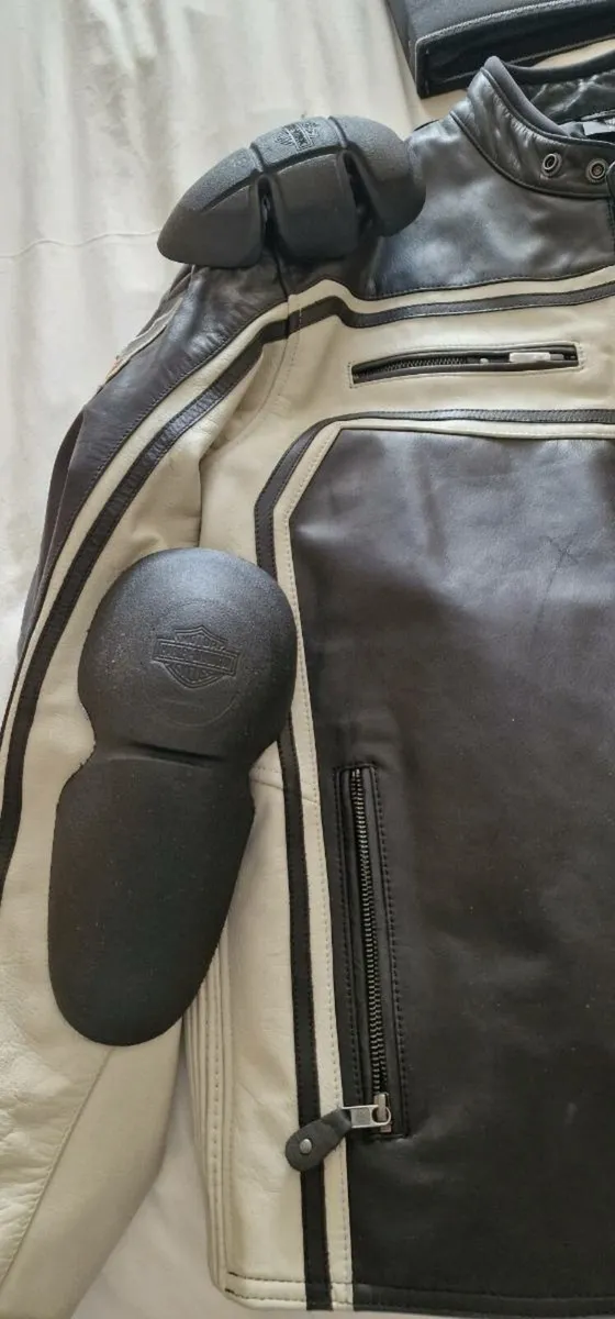 Harley Davidson Leather Bikers jacket - Image 4