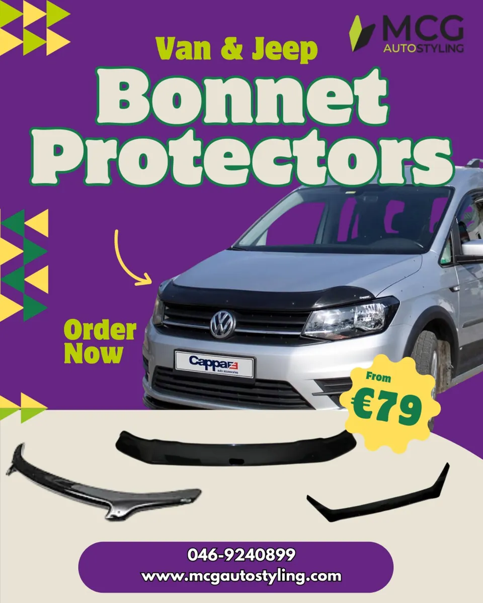 Van & 4x4 Bonnet Protectors - Image 1