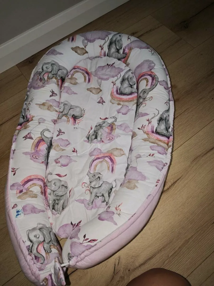 Baby Cocoon Nest 100% Cotton - Image 2