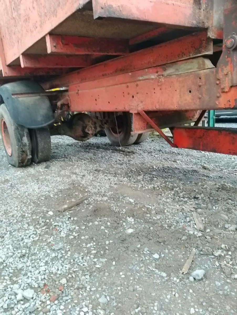 Tipping trailer Grain Sides 12'3"X7'3" - Image 3