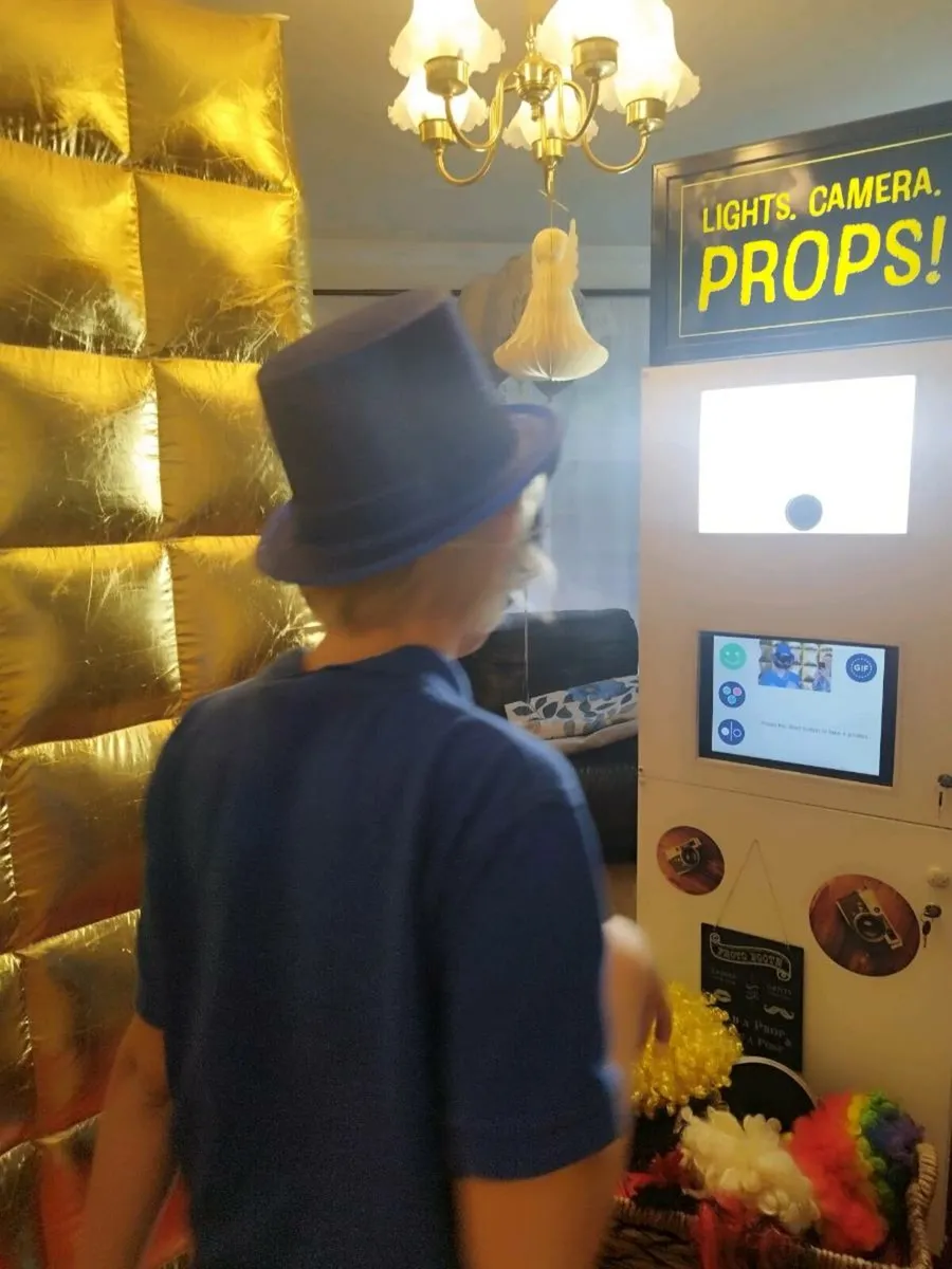 Party Photo Booth for Hire With Extra AI Software - Image 2
