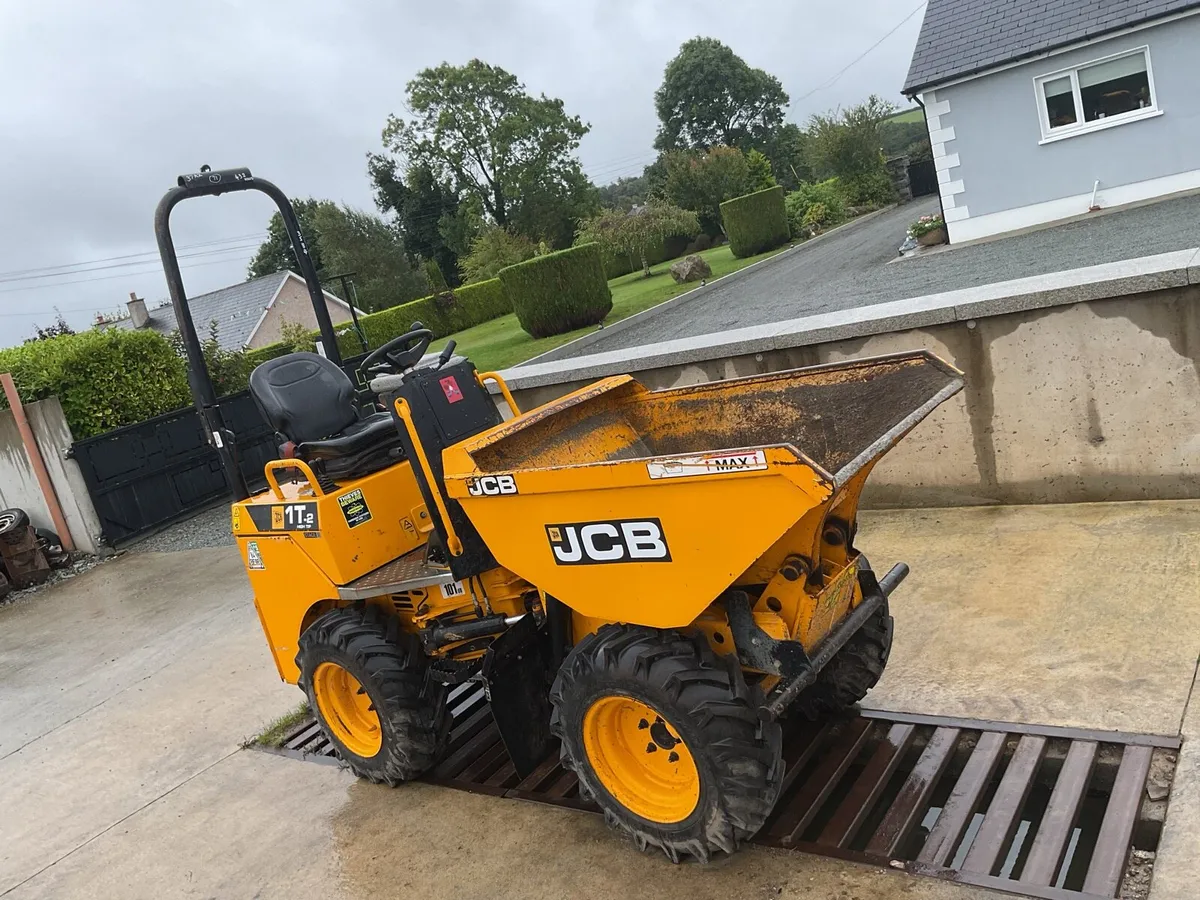Choice of 3 JCB 1 tonne dumpers - Image 2