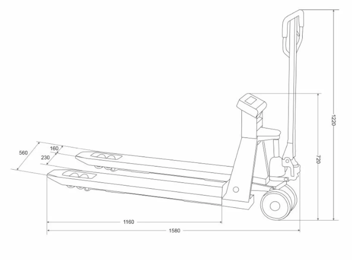 Pallet Truck with Weighing - Image 3