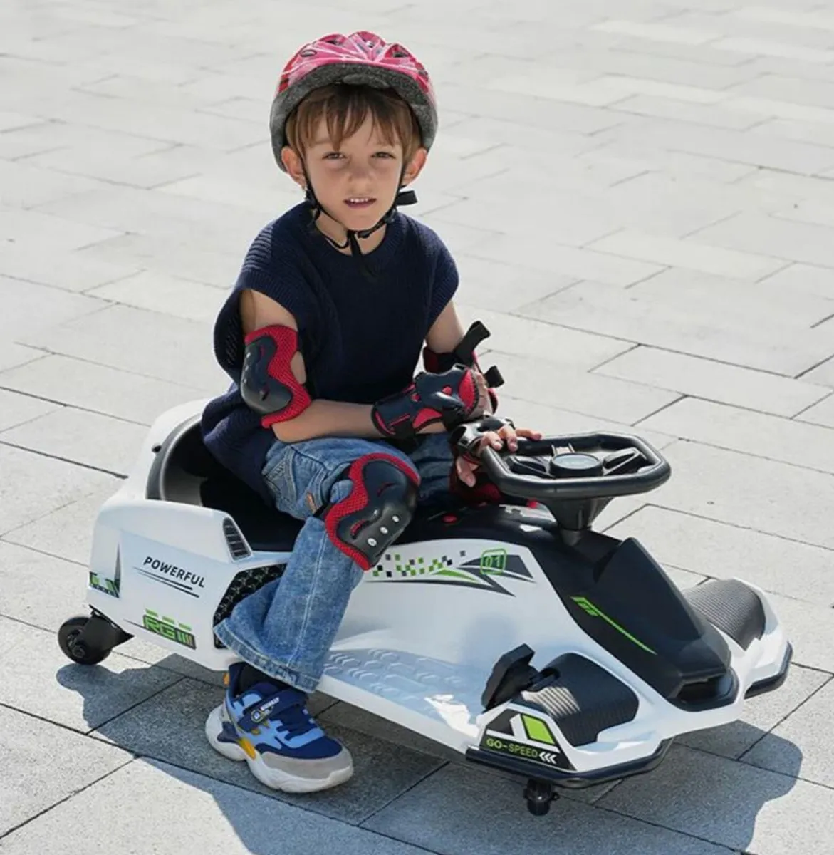 Free Delivery - Kids Electric Drift Rider Car - Image 2