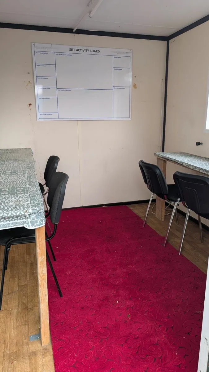 1/2 Canteen/Office 1/2 Storage 21ftx 8ft Container - Image 3