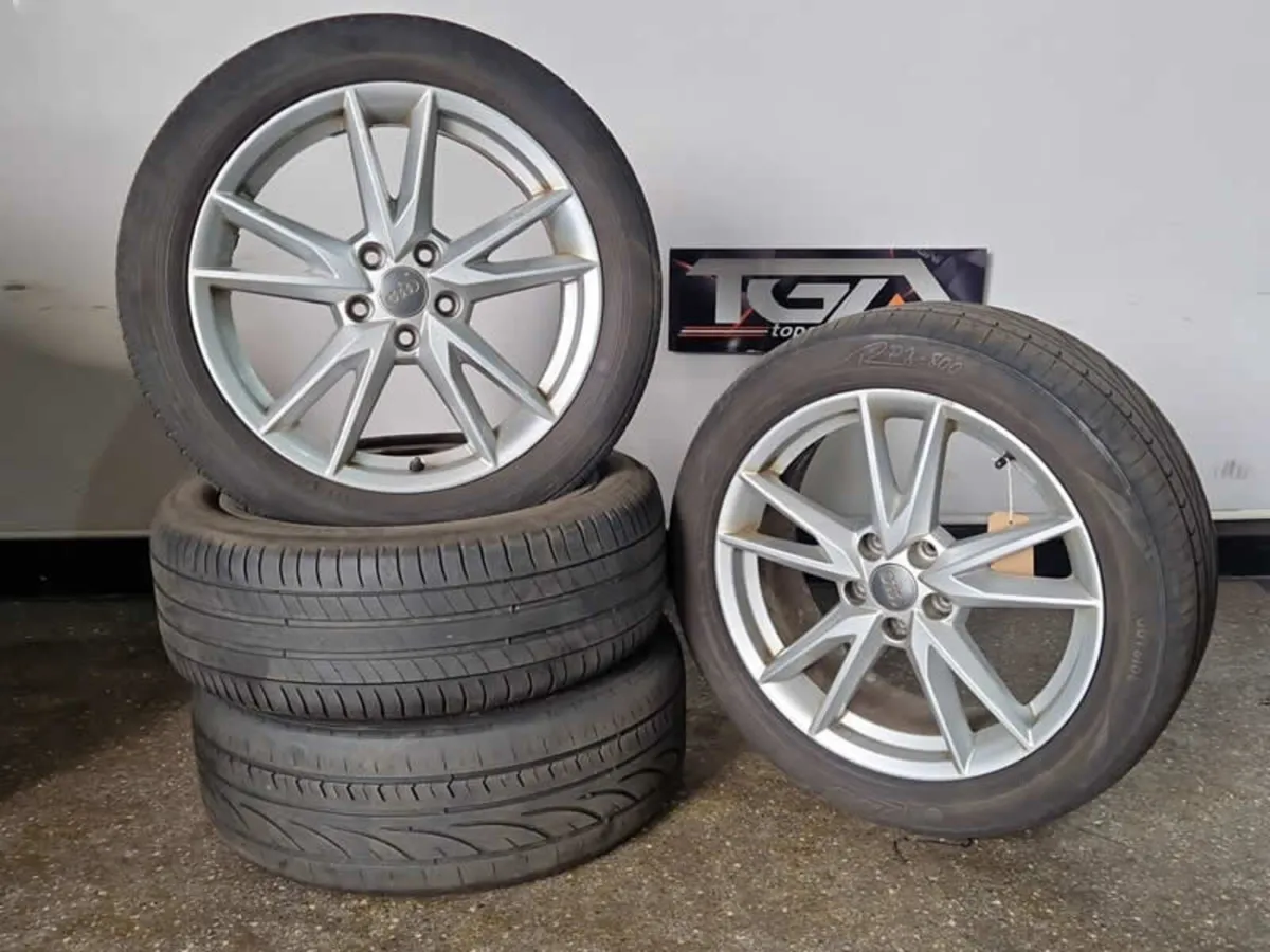 18" Genuine AUDI Q3 Alloy Wheels & Tyres - Image 1
