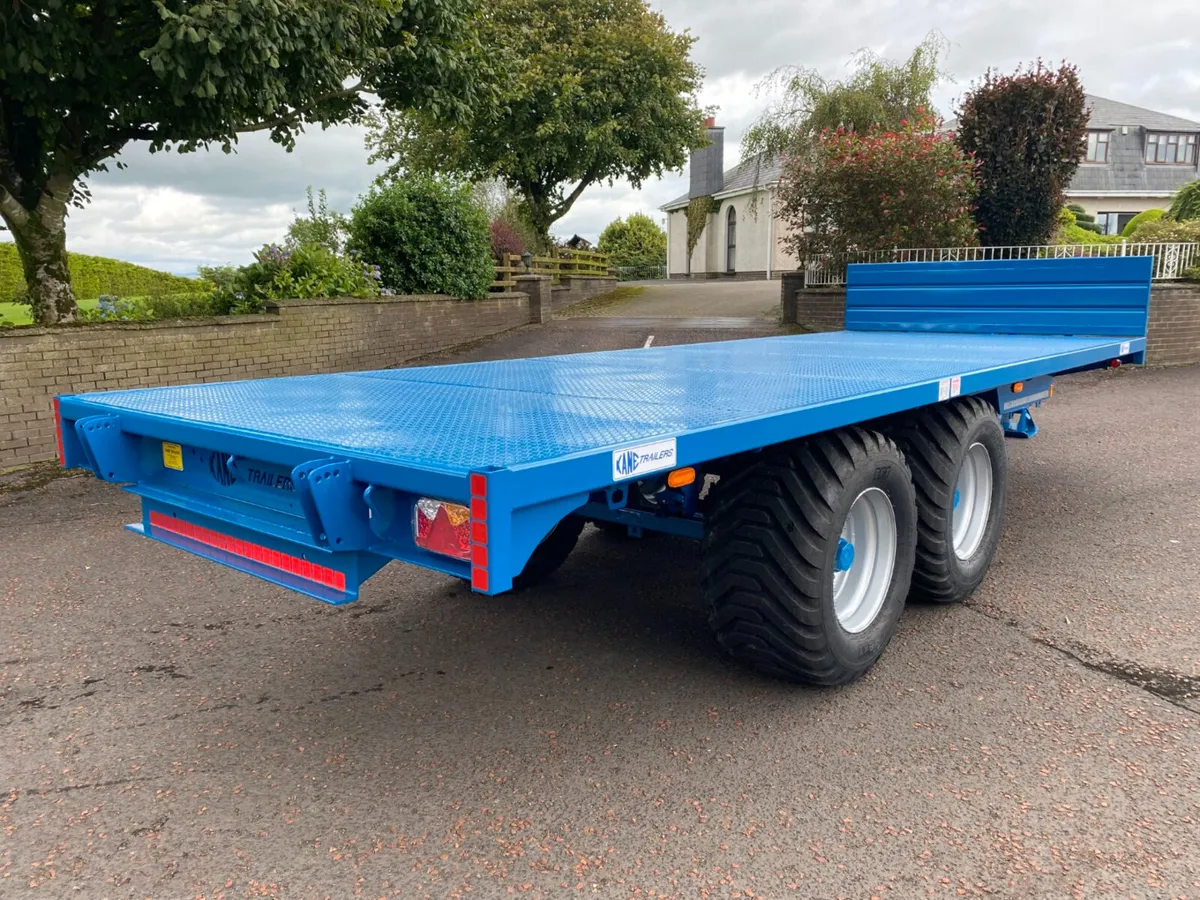 New Kane 12T - 23ft Bale / Flat Bed Trailers - Image 3