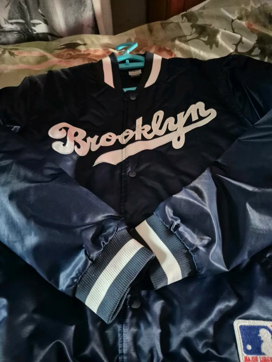 MLB BROOKLYN SATIN JACKET - Image 1