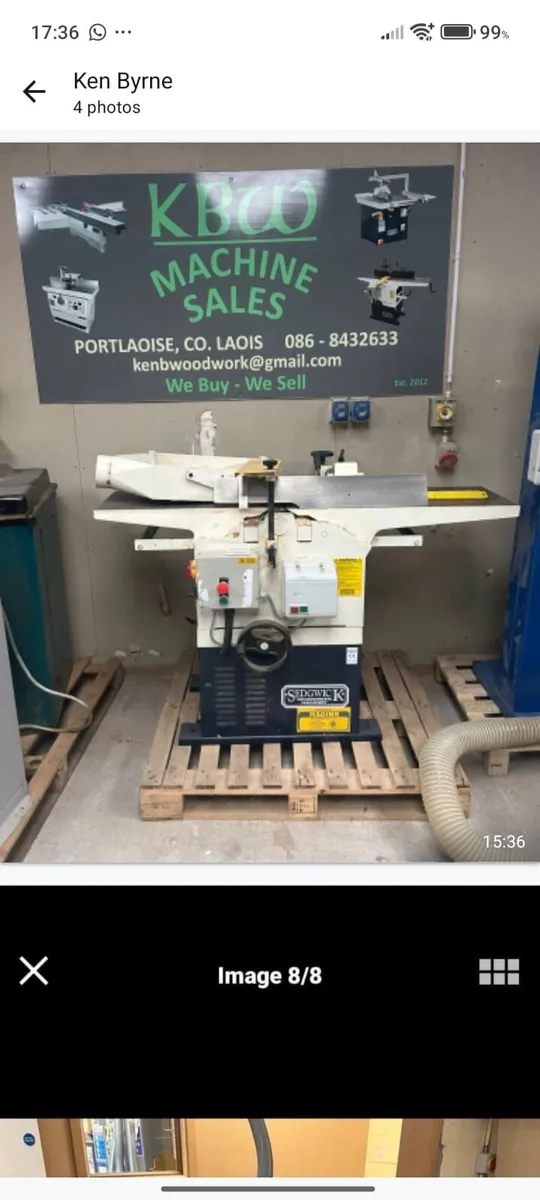 Sedgwick planers morticer bench saws tenoner - Image 1