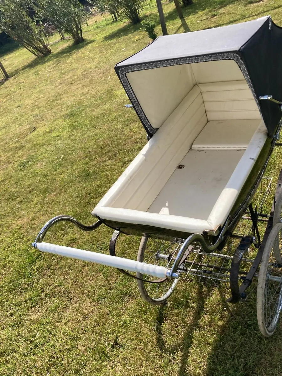 Antique Silver Cross Buggy - Image 2