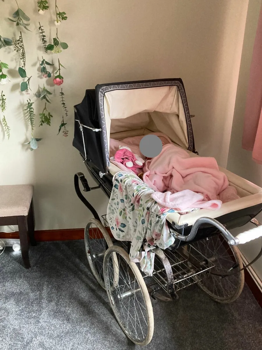 Antique Silver Cross Buggy - Image 3