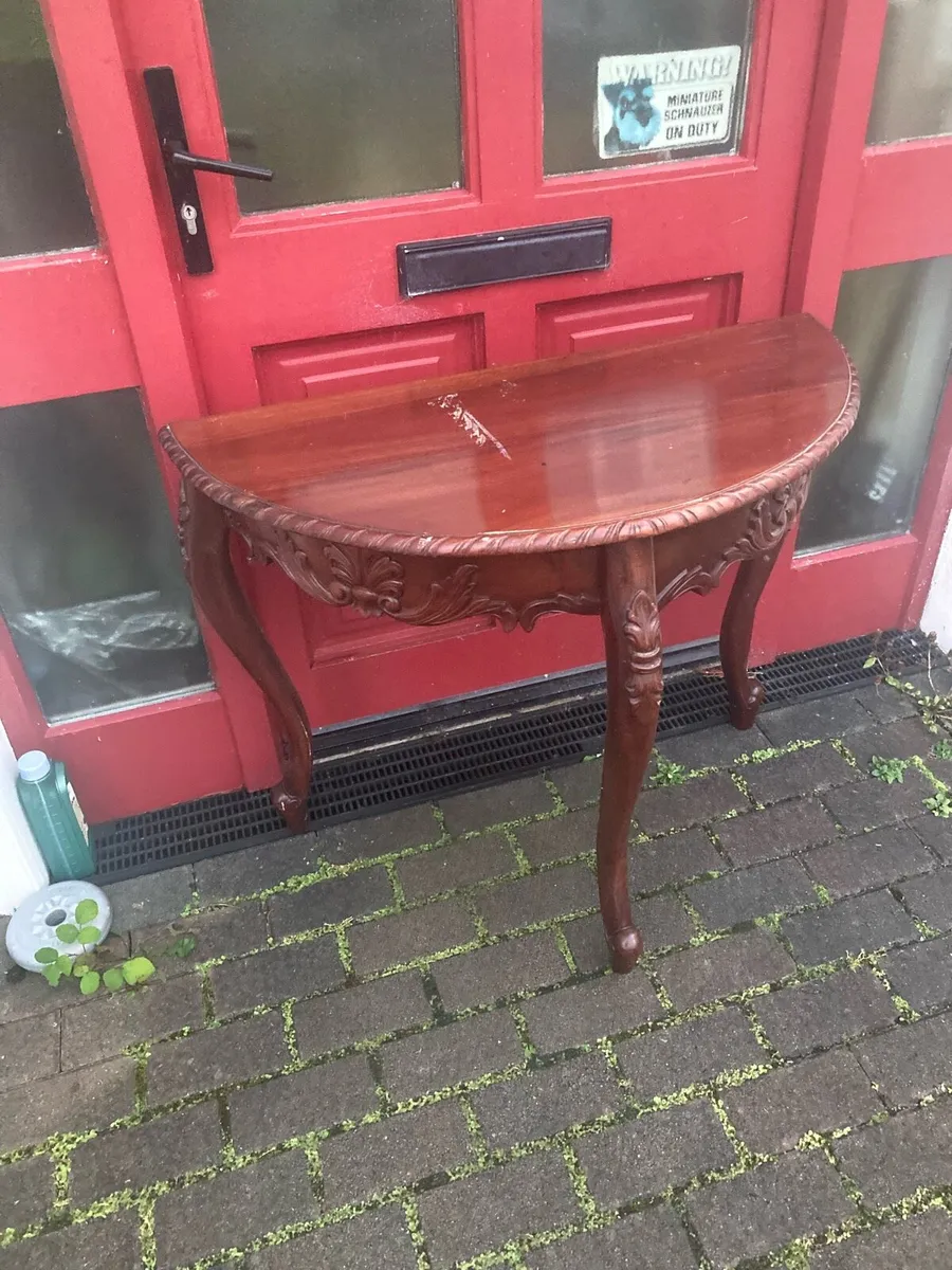 Half moon hall table - Image 1
