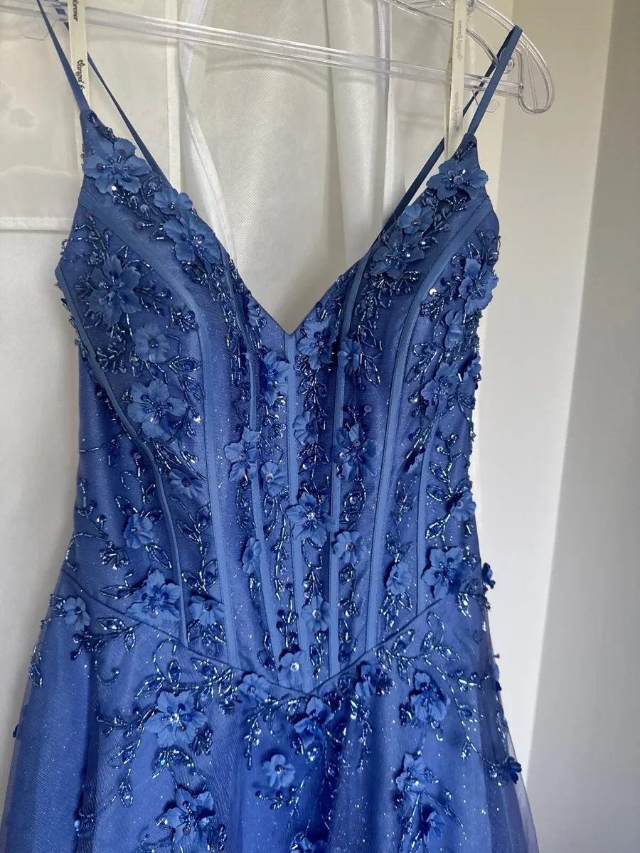 Debs dress -Grantley Periwinkle Dress (Dani's show - Image 2