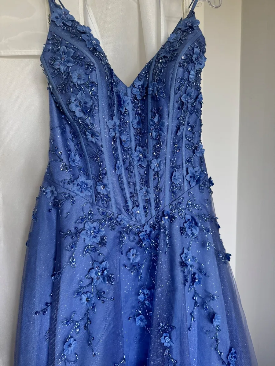 Debs dress -Grantley Periwinkle Dress (Dani's show - Image 4