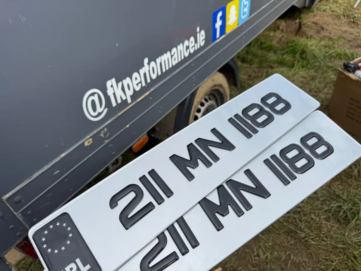 SALE Gel number plates delivered SALE - Image 1