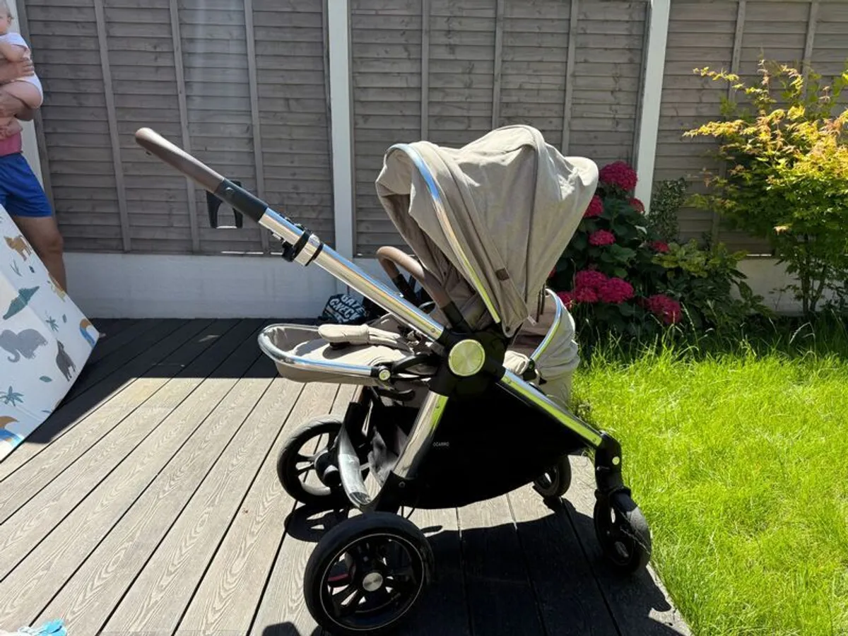 Ocarro pushchair / pram / stroller Bundle - Beige - Image 3