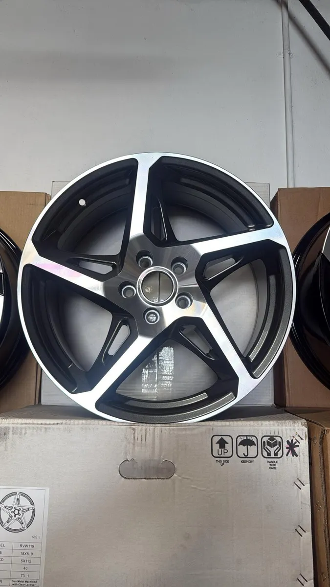 18” rivers 5x112 grey / pol