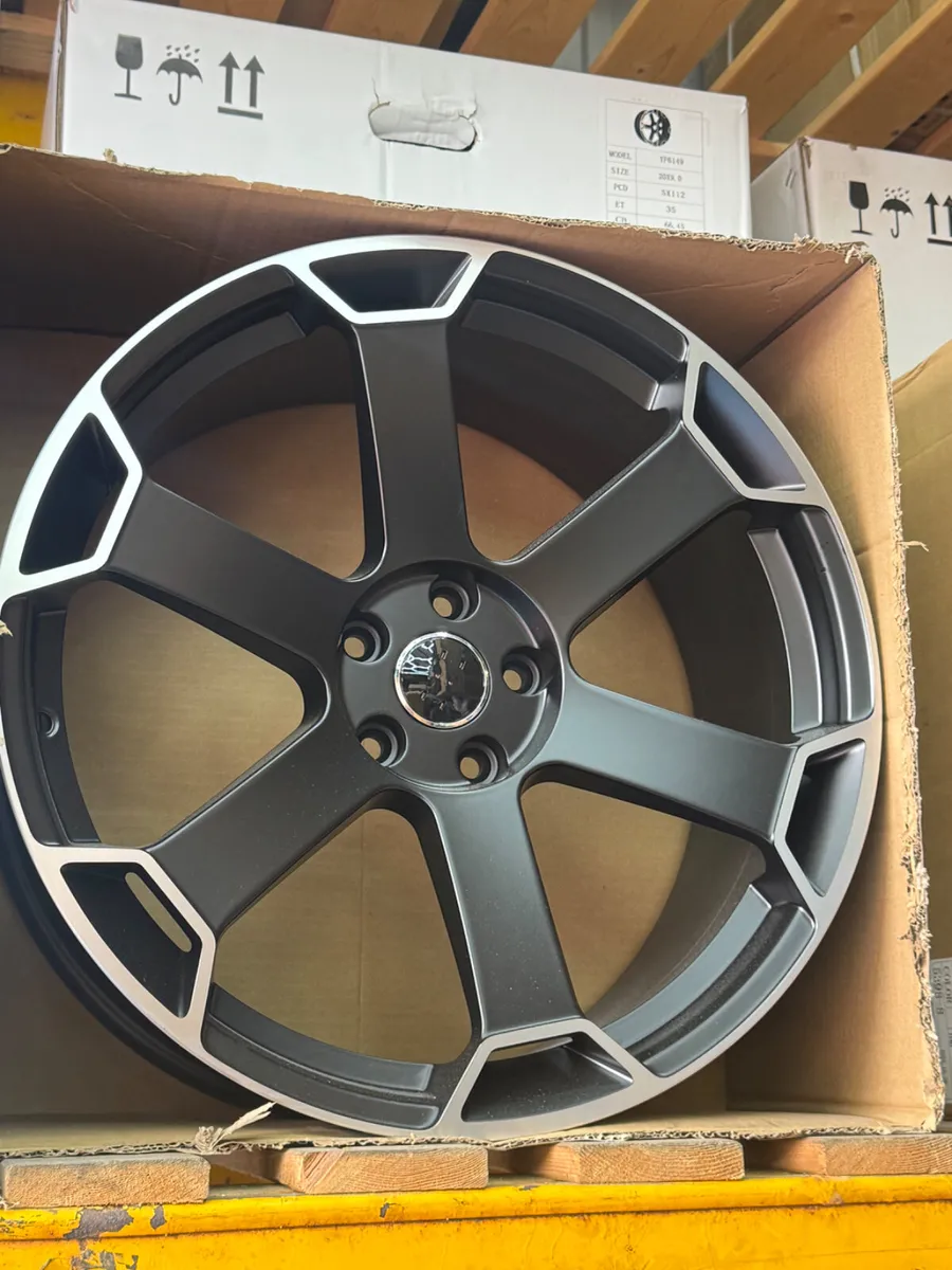 New 20” DTM 5x112 alloy and tyres