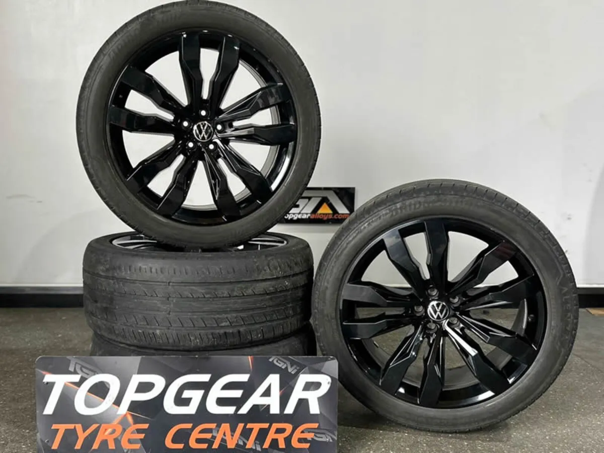 21" Genuine VW TOUAREG SUZUKA Alloy Wheels & Tyres - Image 1