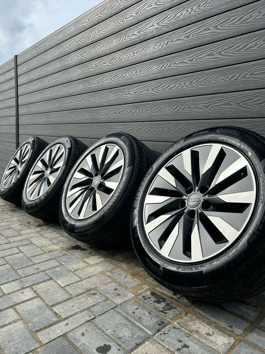 18” GENUINE AUDI A6 ALLOY WHEELS & TYRES - Image 1