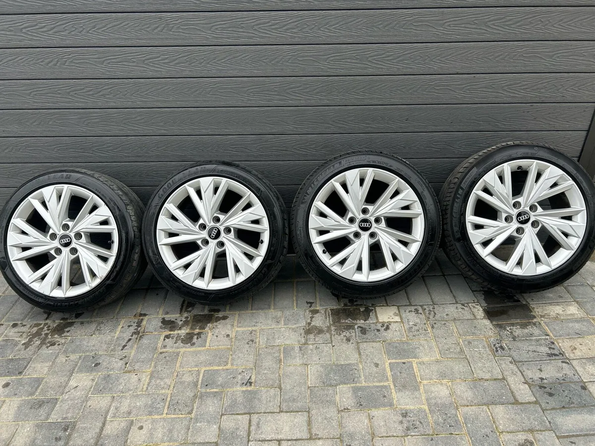 17” GENUINE AUDI A3 ALLOY WHEELS & TYRES - Image 2