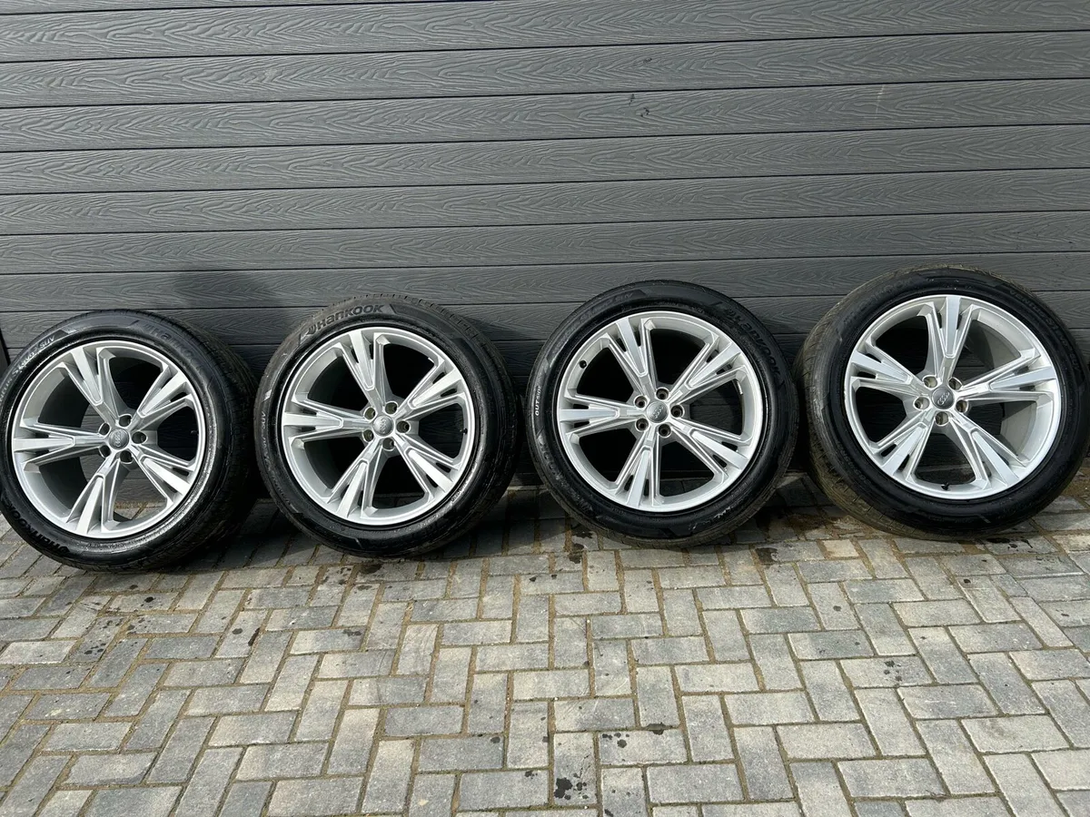 21” GENUINE AUDI Q7 ALLOY WHEELS & TYRES - Image 2