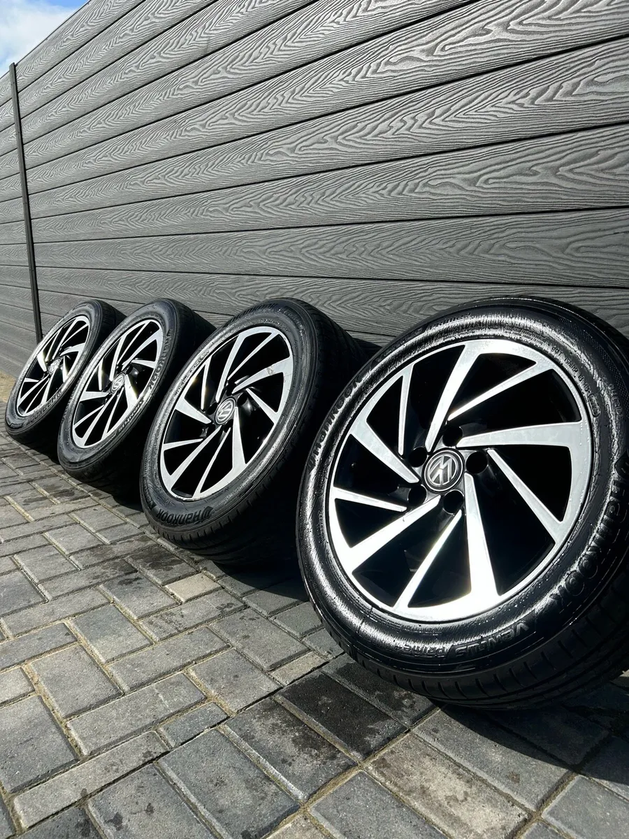 16” GENUINE VOLKSWAGEN GOLF ALLOY WHEELS & TYRES - Image 1