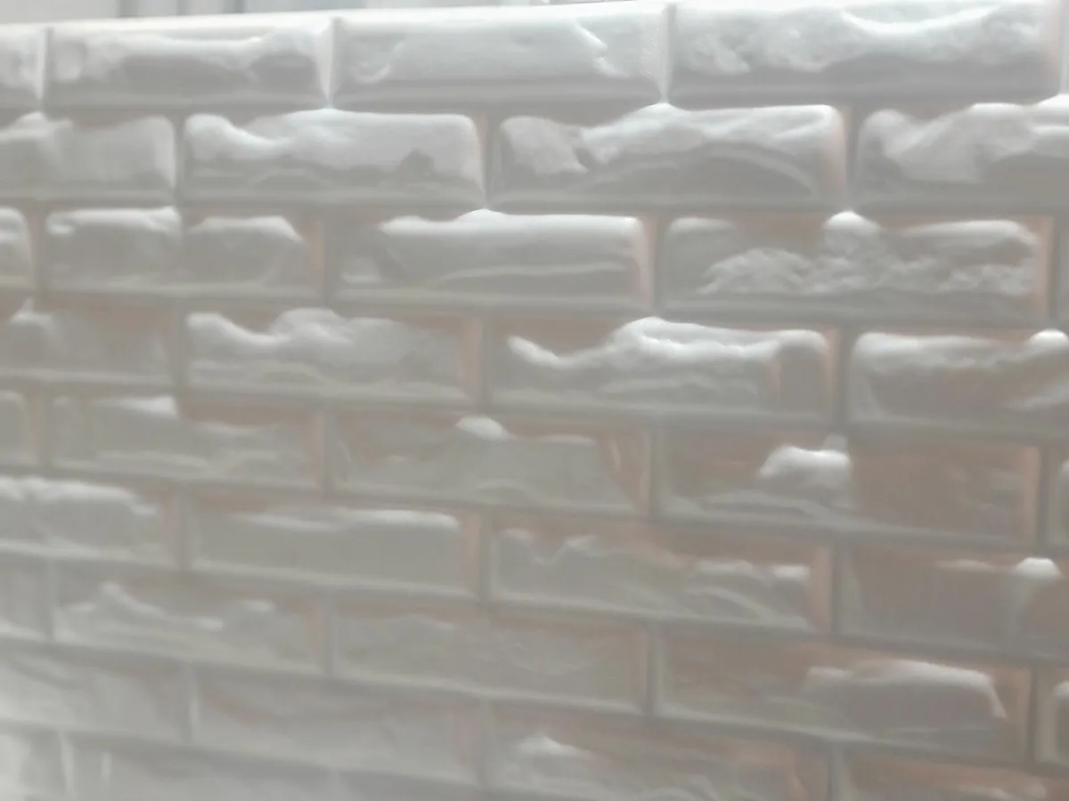 Styrofoam panels BRICK WHITE 100 x 50 cm box 26m2 - Image 1