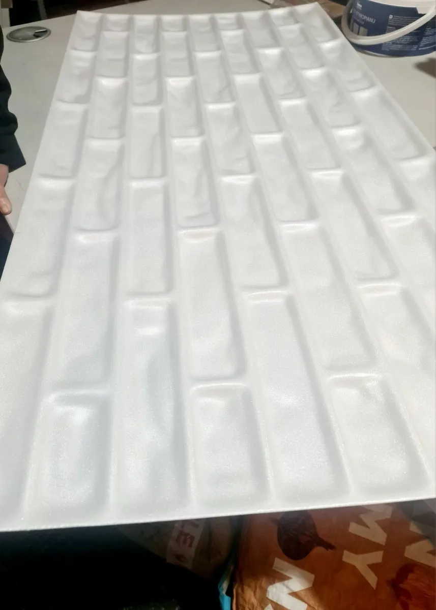 Styrofoam panels BRICK WHITE 100 x 50 cm box 26m2 - Image 2