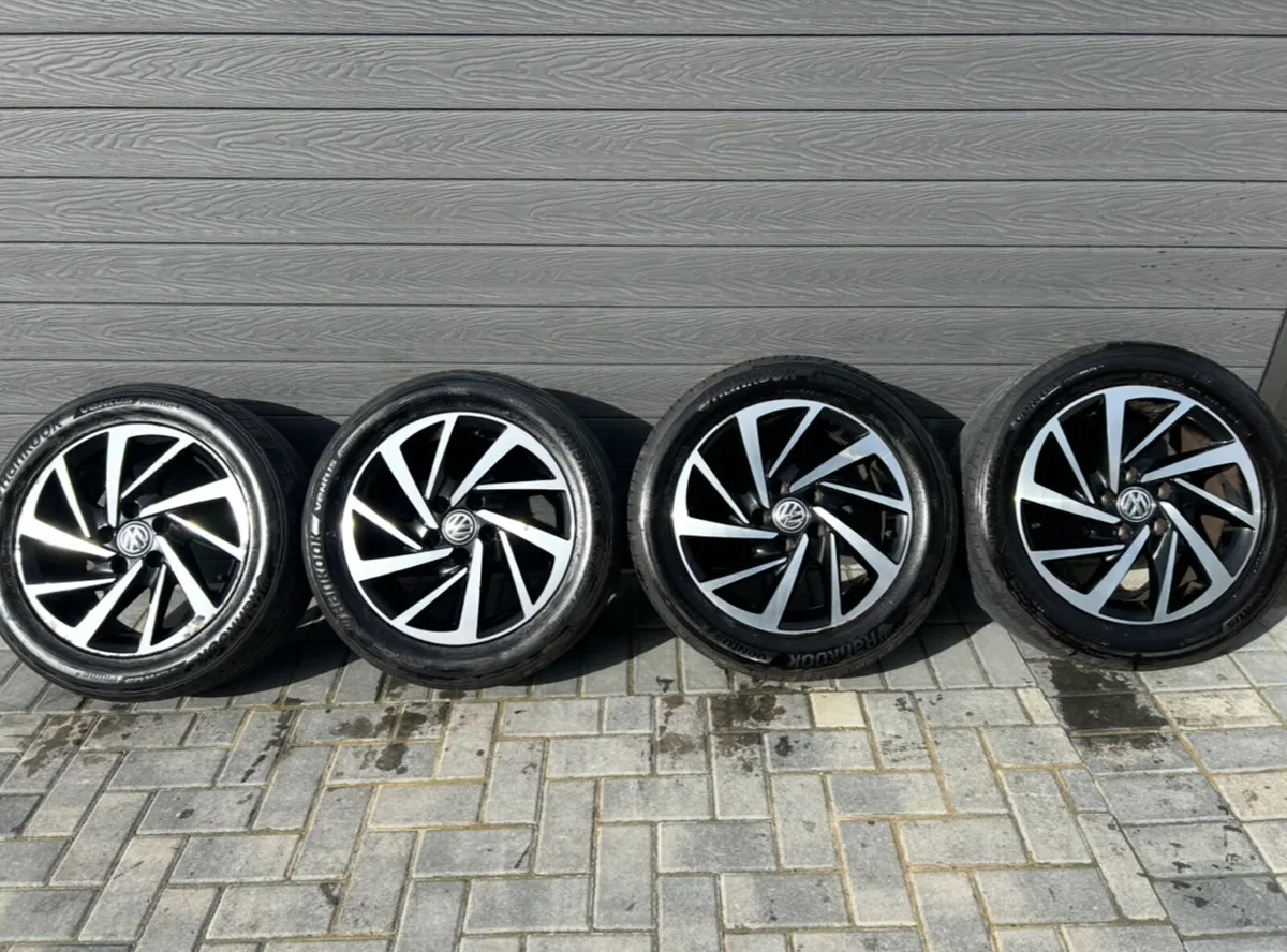 16” GENUINE VOLKSWAGEN GOLF ALLOY WHEELS & TYRES - Image 2