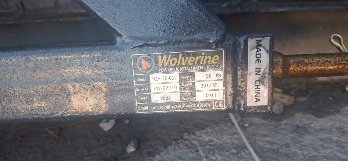 Wolverine 3 Point Linkage Trailer Hitch - Image 4