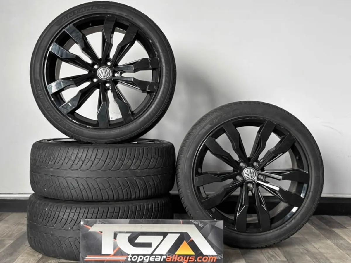20" GENUINE VW Tiguan Suzuka ALLOY WHEELS & TYRES - Image 1