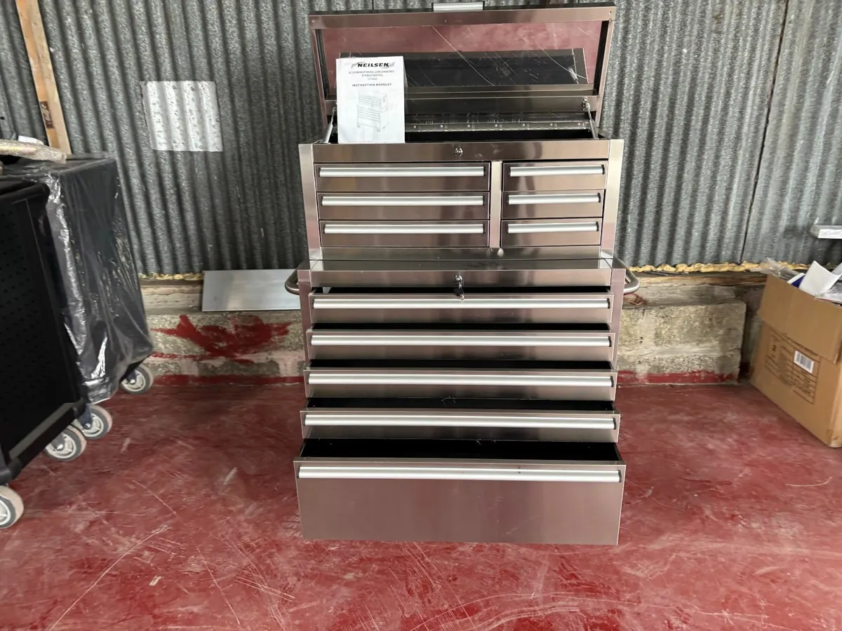 XL Stainless Steel roller bearing Tool Station - Image 3