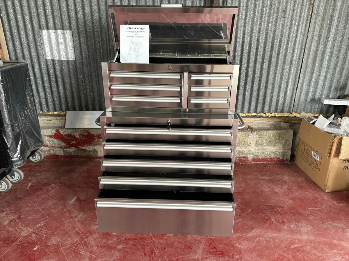 XL Stainless Steel roller bearing Tool Station - Image 4