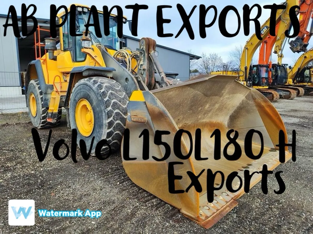 Volvo L150 L180 H F E D C exporting