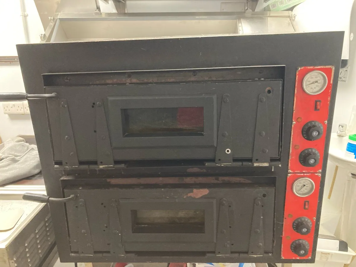 Electric Commercial Double Pizza Oven - Image 1