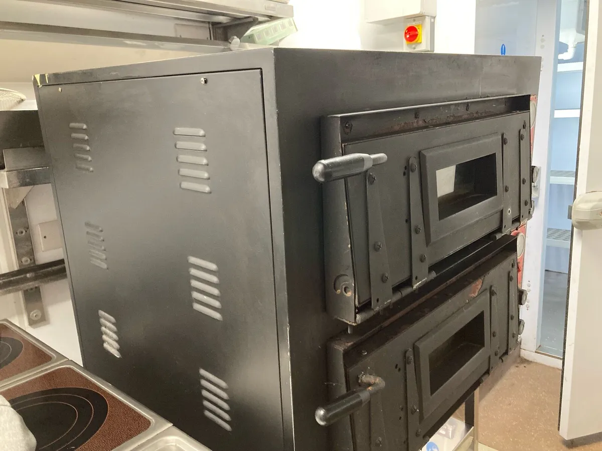 Electric Commercial Double Pizza Oven - Image 2