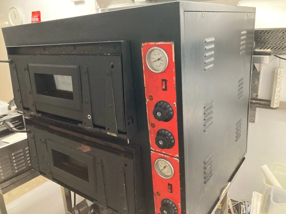 Electric Commercial Double Pizza Oven - Image 4
