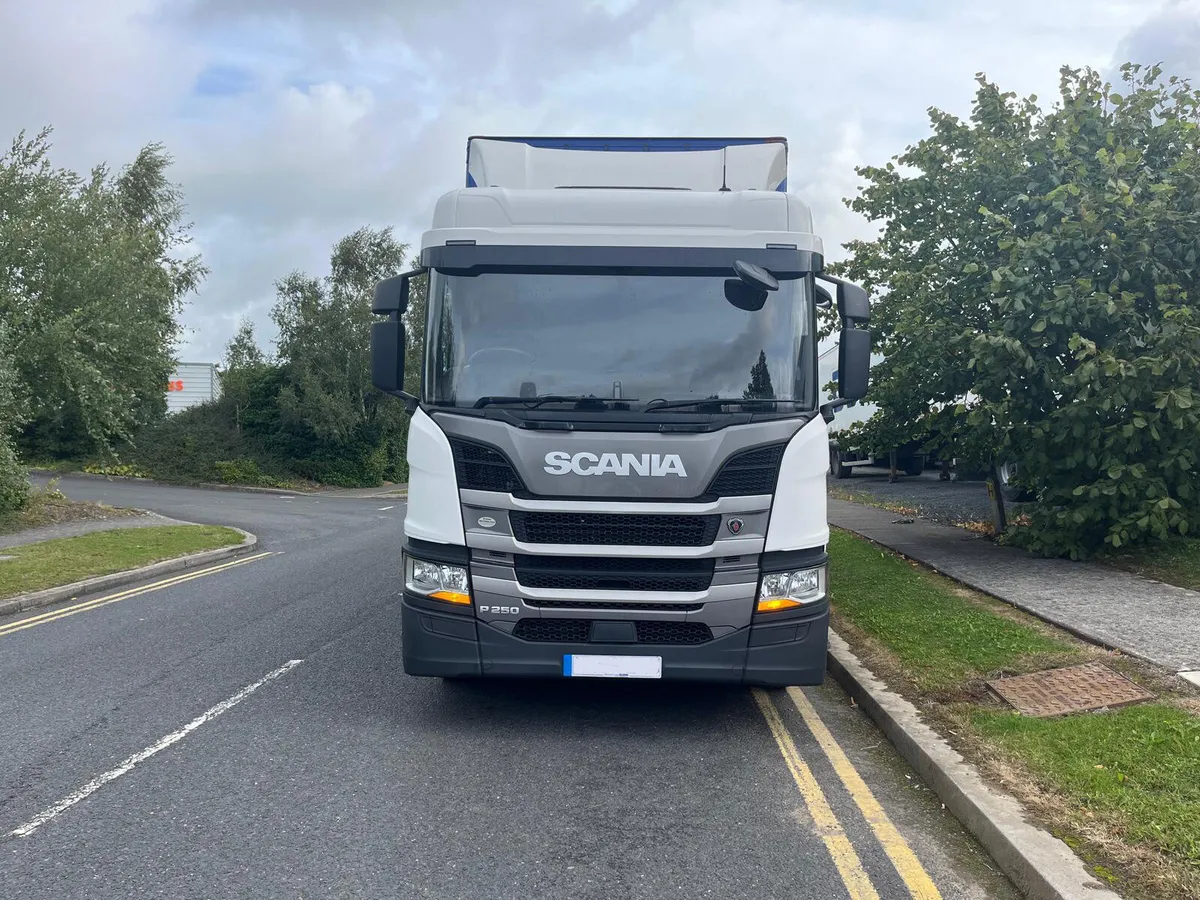 182 registered Scania P250 curtainsider - like new - Image 1