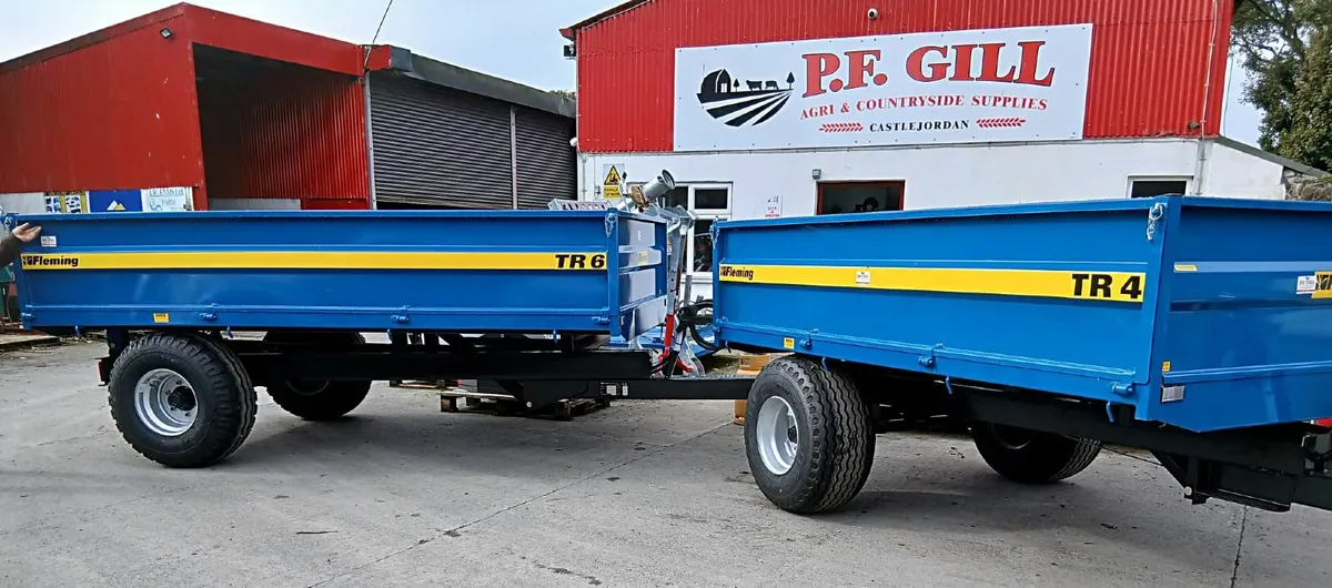 NEW FLEMING TR6 TIPPING TRAILERS - Image 3