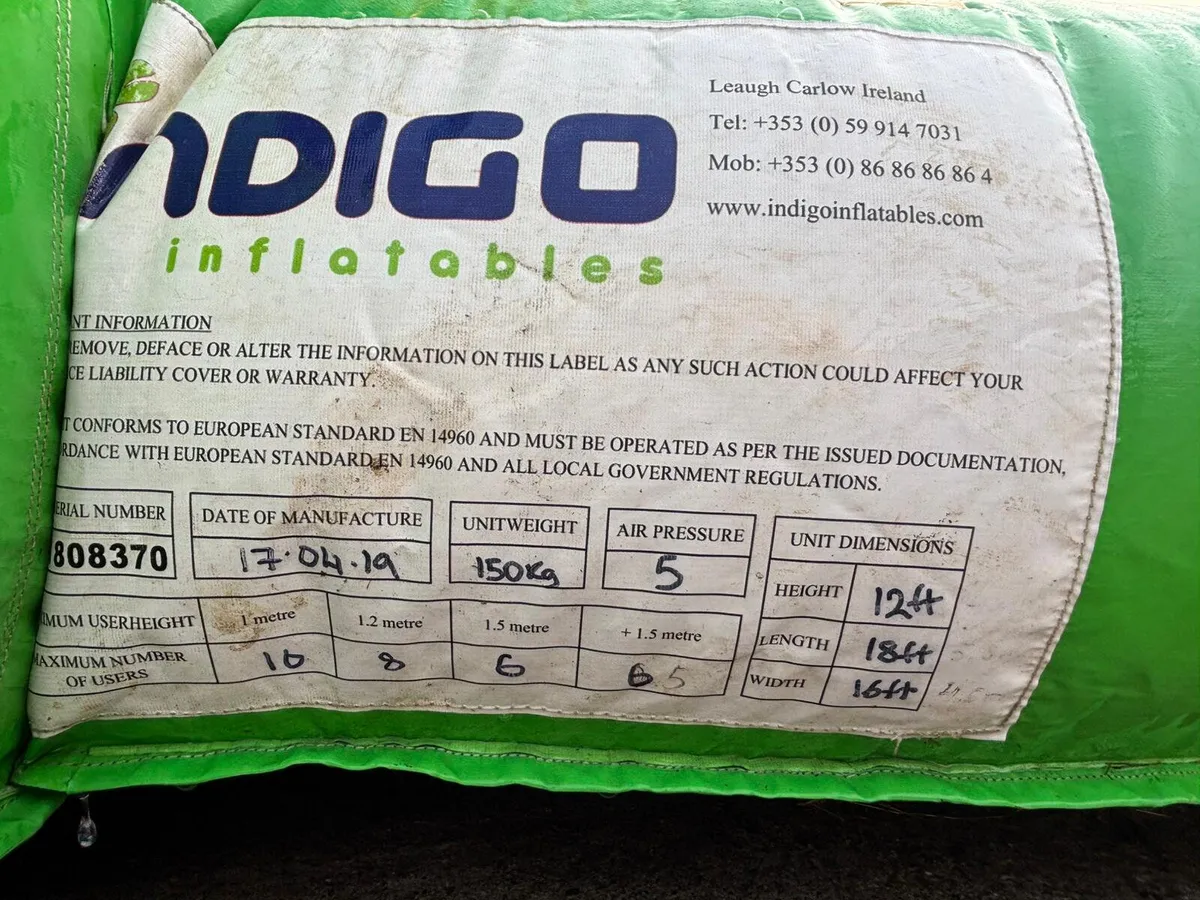 Bouncey castle 16 foot with blower - Image 3