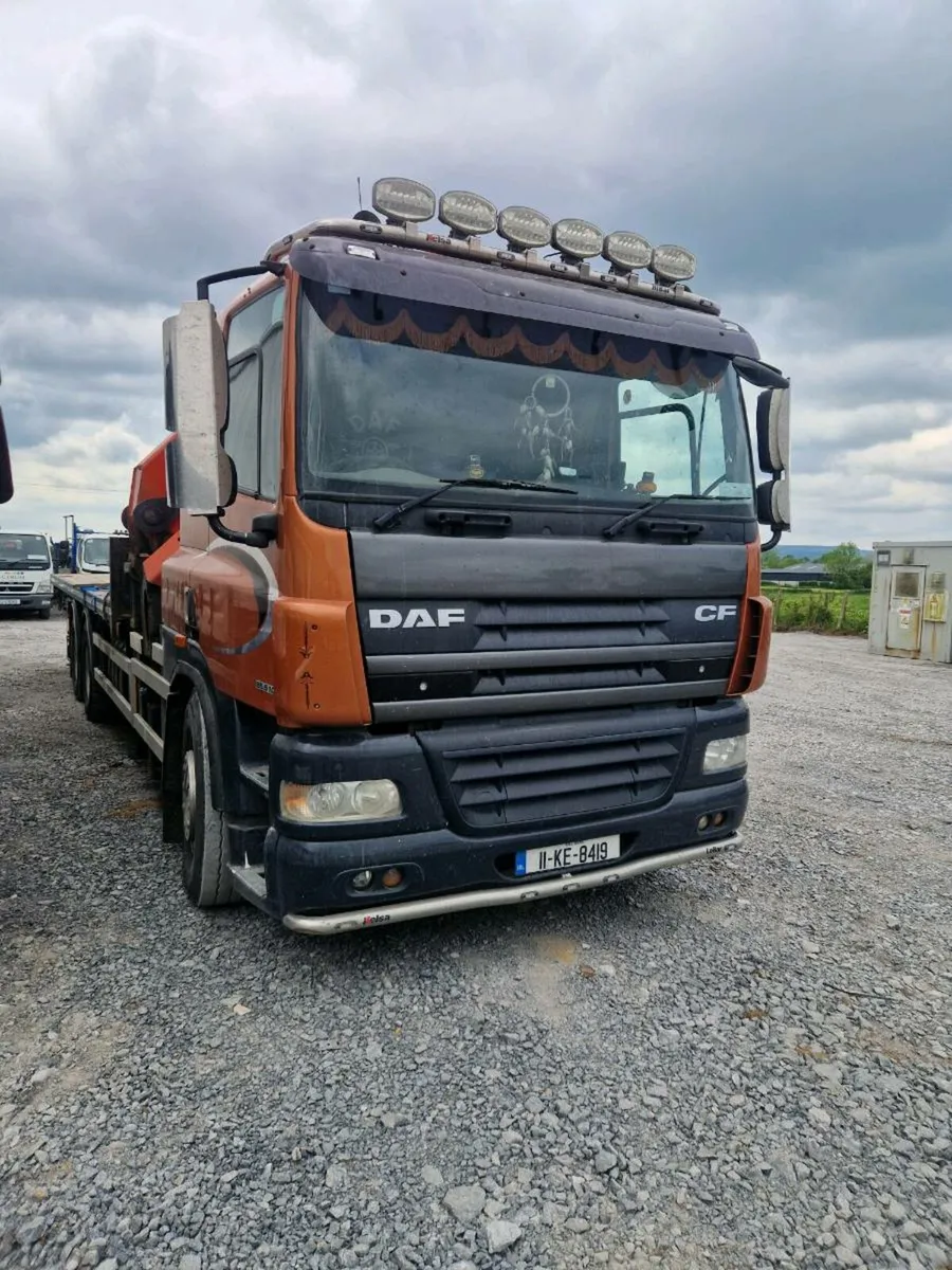 Daf CF85 510 c/w palfinger hiab - Image 1