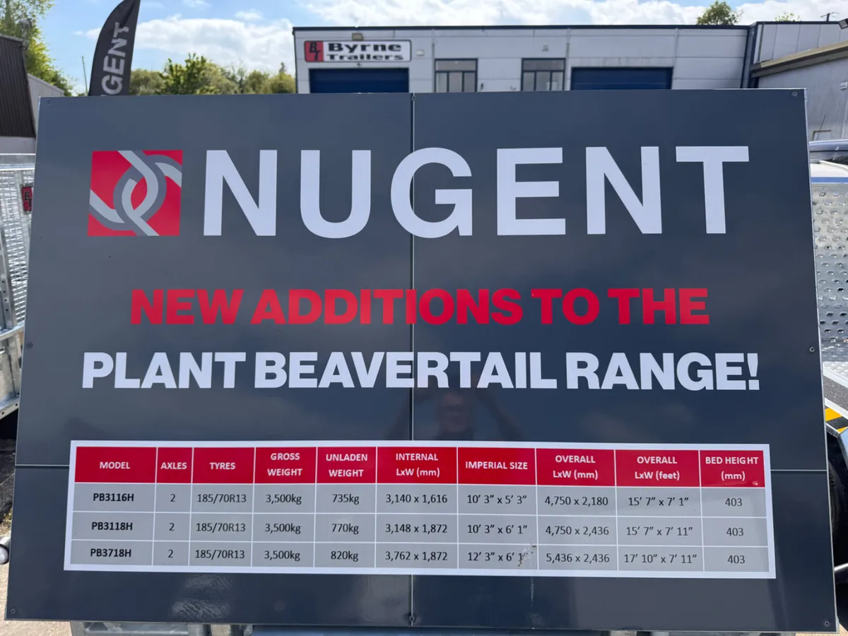 New Nugent Plant minidigger Trailers - Image 1