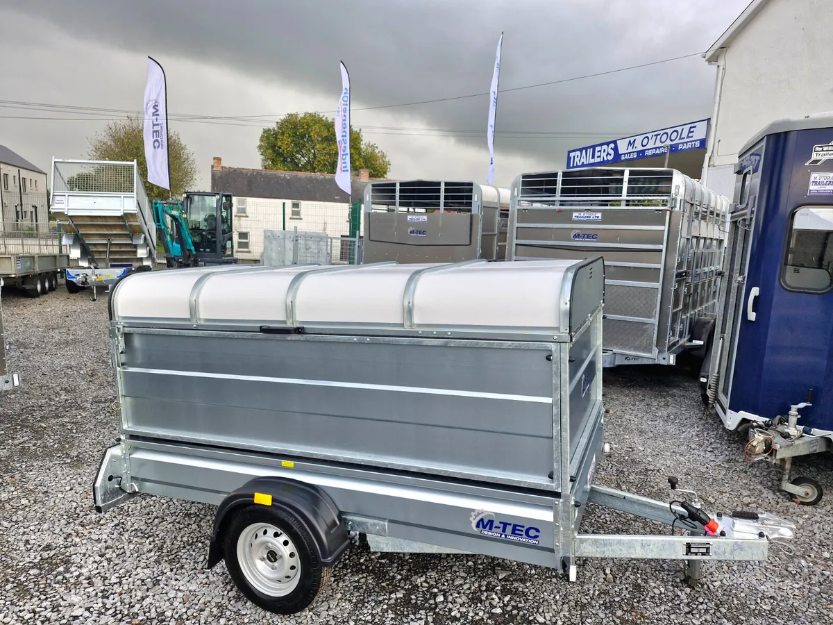 NEW M-TEC  8' x 4'  CALF,  SHEEP,  PIG  TRAILER - Image 4