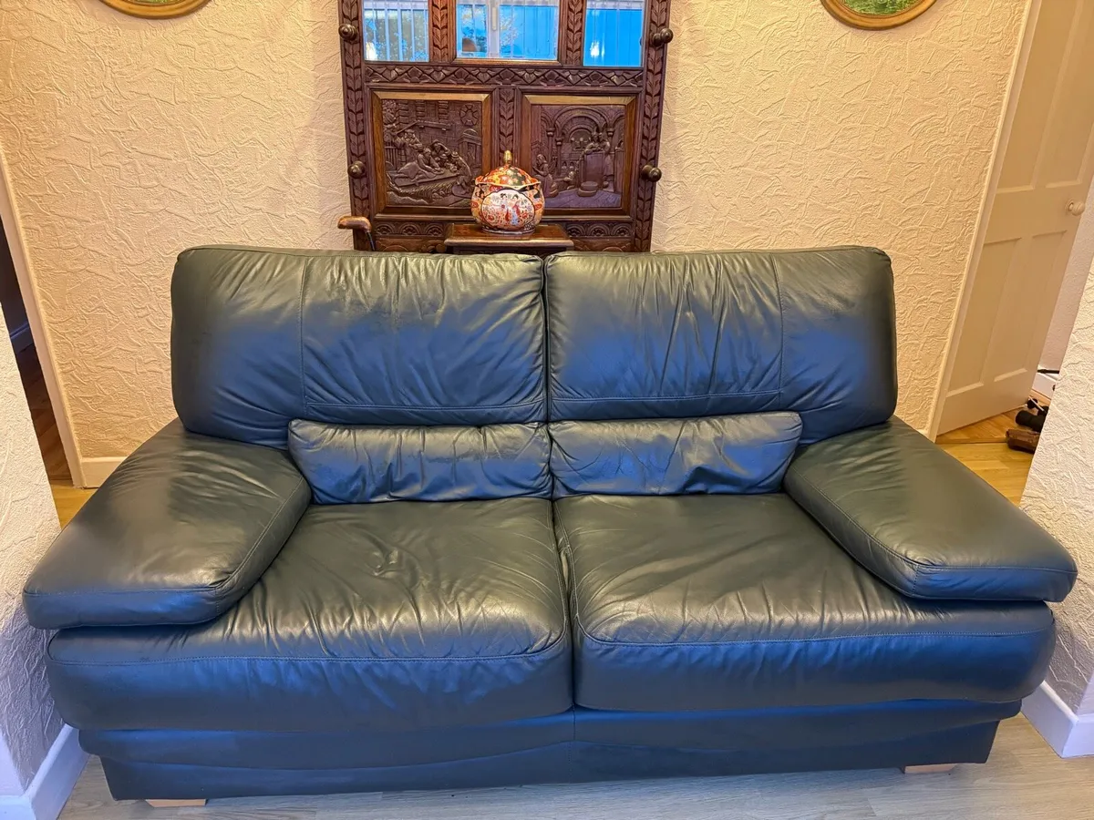 Leather Couch - Image 1