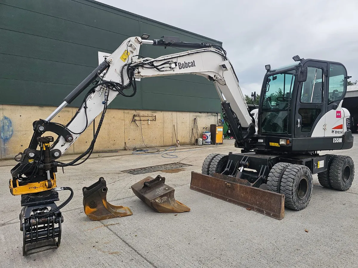 BOBCAT E55W with Engcon - Image 1