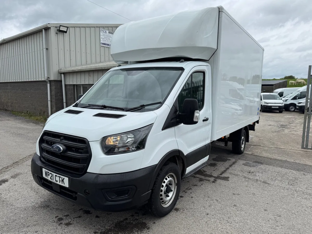 2021 FORD TRANSIT 350 LUTON LWB BOX VAN - Image 2