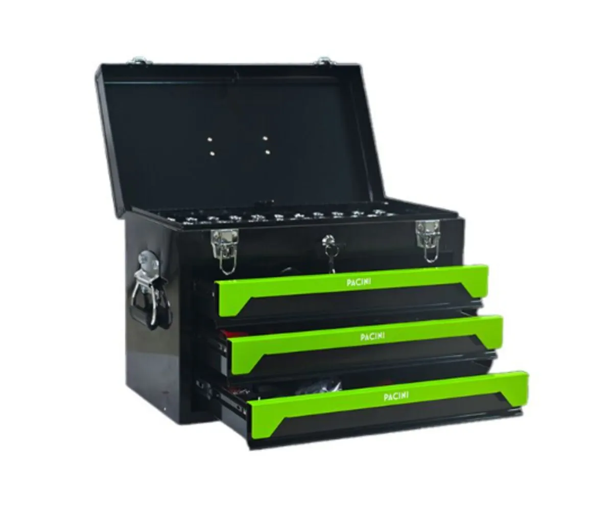 Pacini 3 Drawer Tool Chest with Full Tool Set - Image 4