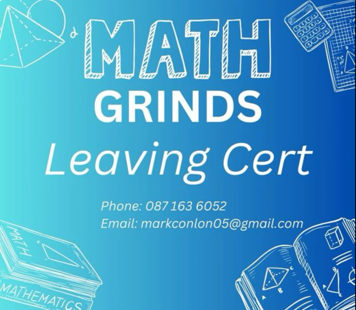 Math Grinds - Junior Cert/Leaving Cert Maths