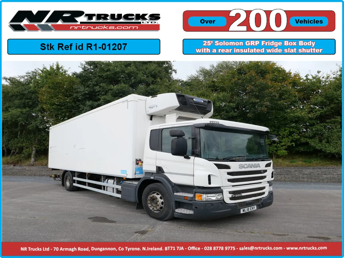 2018 Scania P250 Fridge Body 4x2 Auto - Image 1